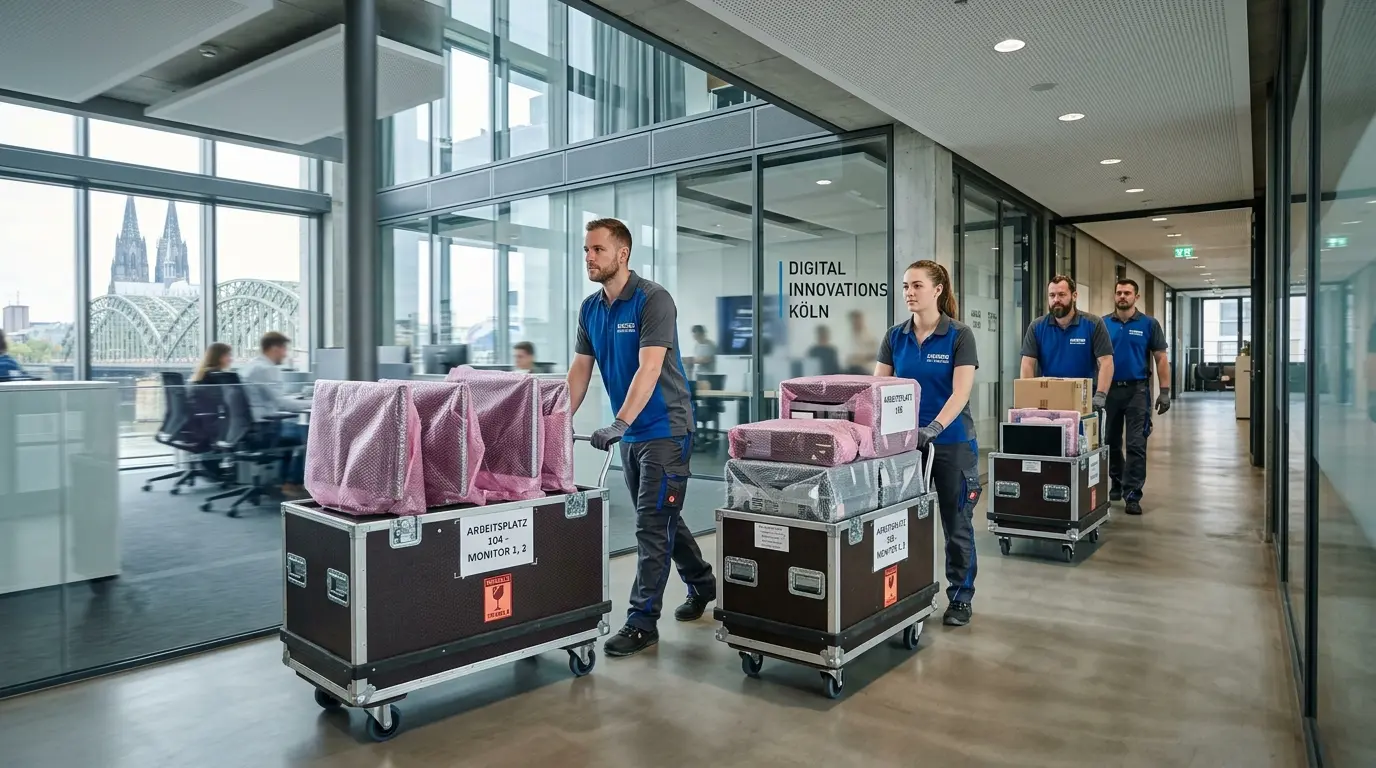 Strukturierte Bueroumzuege und Firmenumzuege in NRW